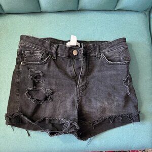 H&M Jean Shorts High Waisted Size 8 &Denim